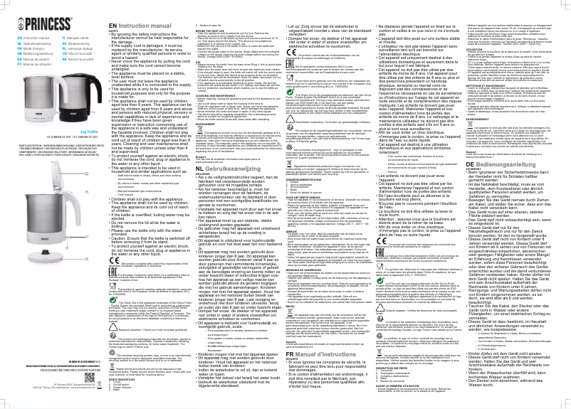 Página 1 del manual Manual de usuario Princess 236038