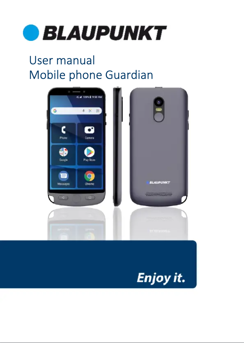 Página 1 del manual Manual de usuario Blaupunkt Guardian