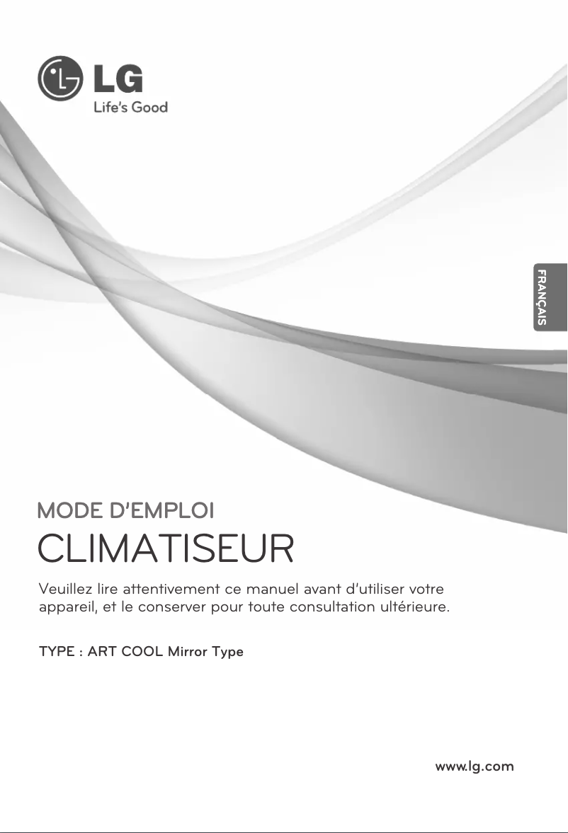 Image de la première page du manuel de l'appareil ARNU12GSEV2