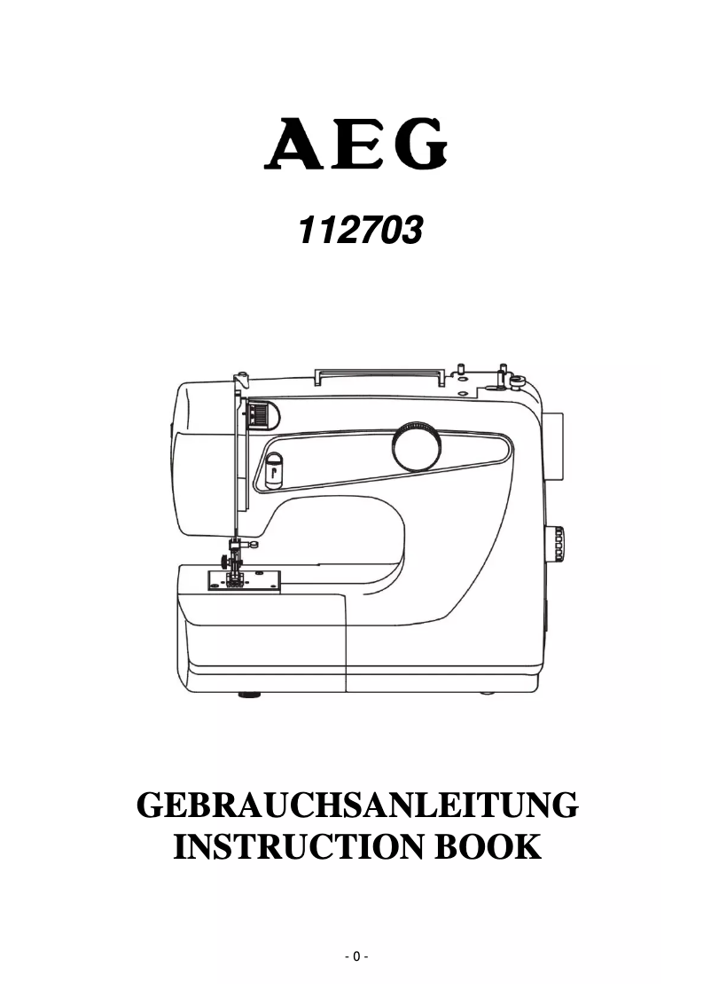 Image de la première page du manuel de l'appareil 2703