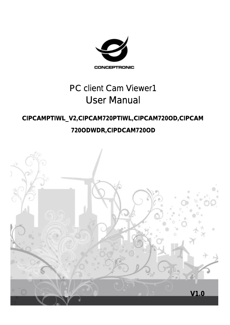 Page n°1 - Manuel utilisateur Conceptronic CIPCAM720PTIWL