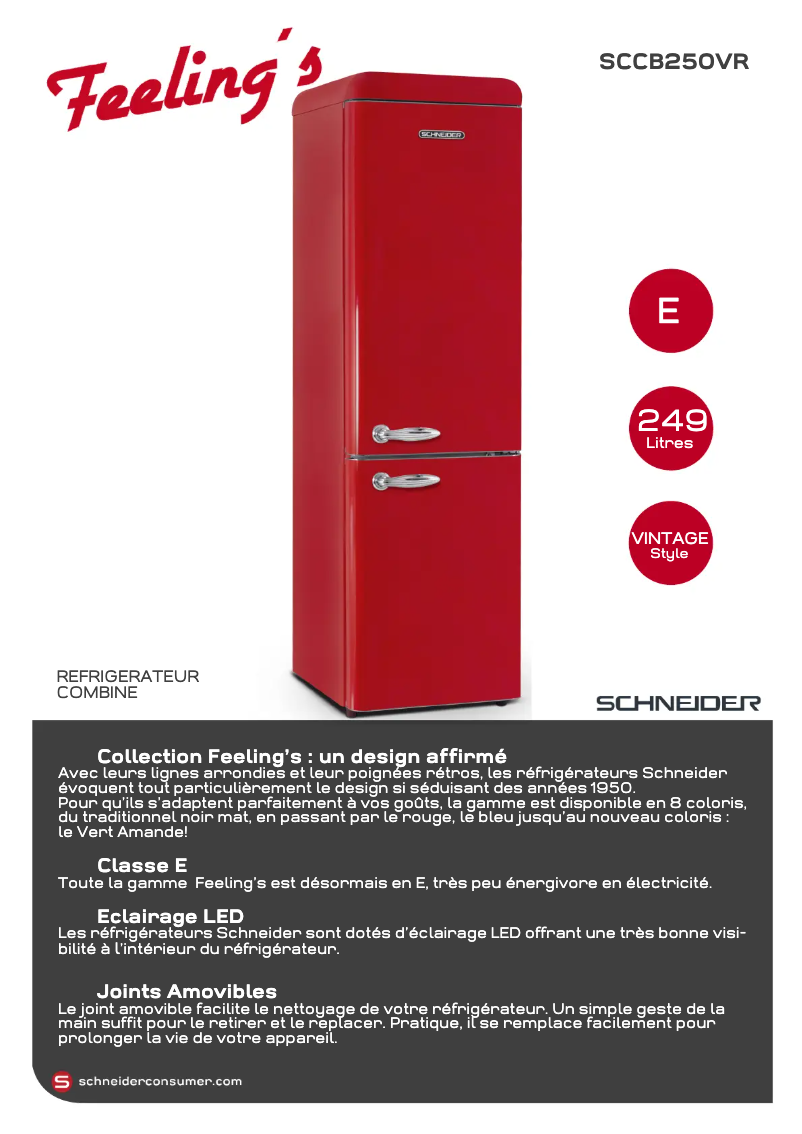 Page n°1 - Fiche technique Schneider SCCB250VR