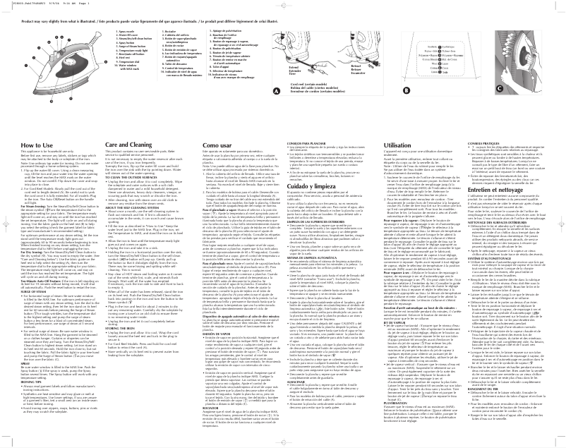 Image de la première page du manuel de l'appareil PI8000