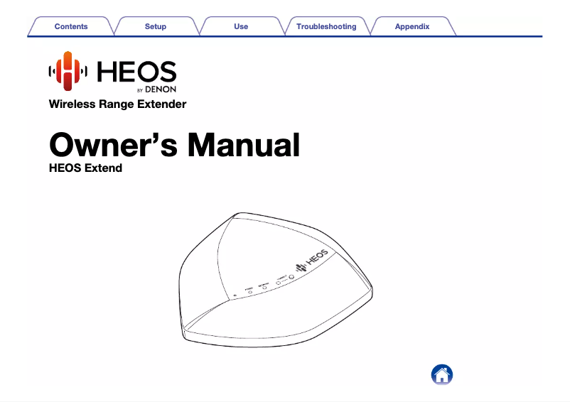 Page n°1 - Manuel utilisateur HEOS Extend