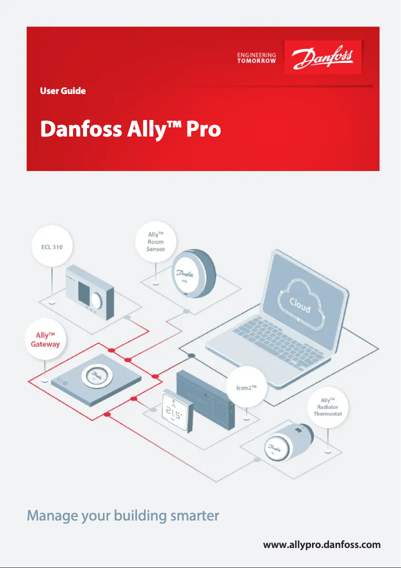 Page 1 de la notice Manuel utilisateur Danfoss Ally Pro