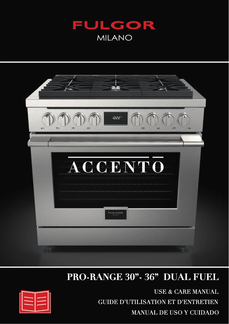 Page 1 de la notice Manuel utilisateur Fulgor Milano F4PDF304S1