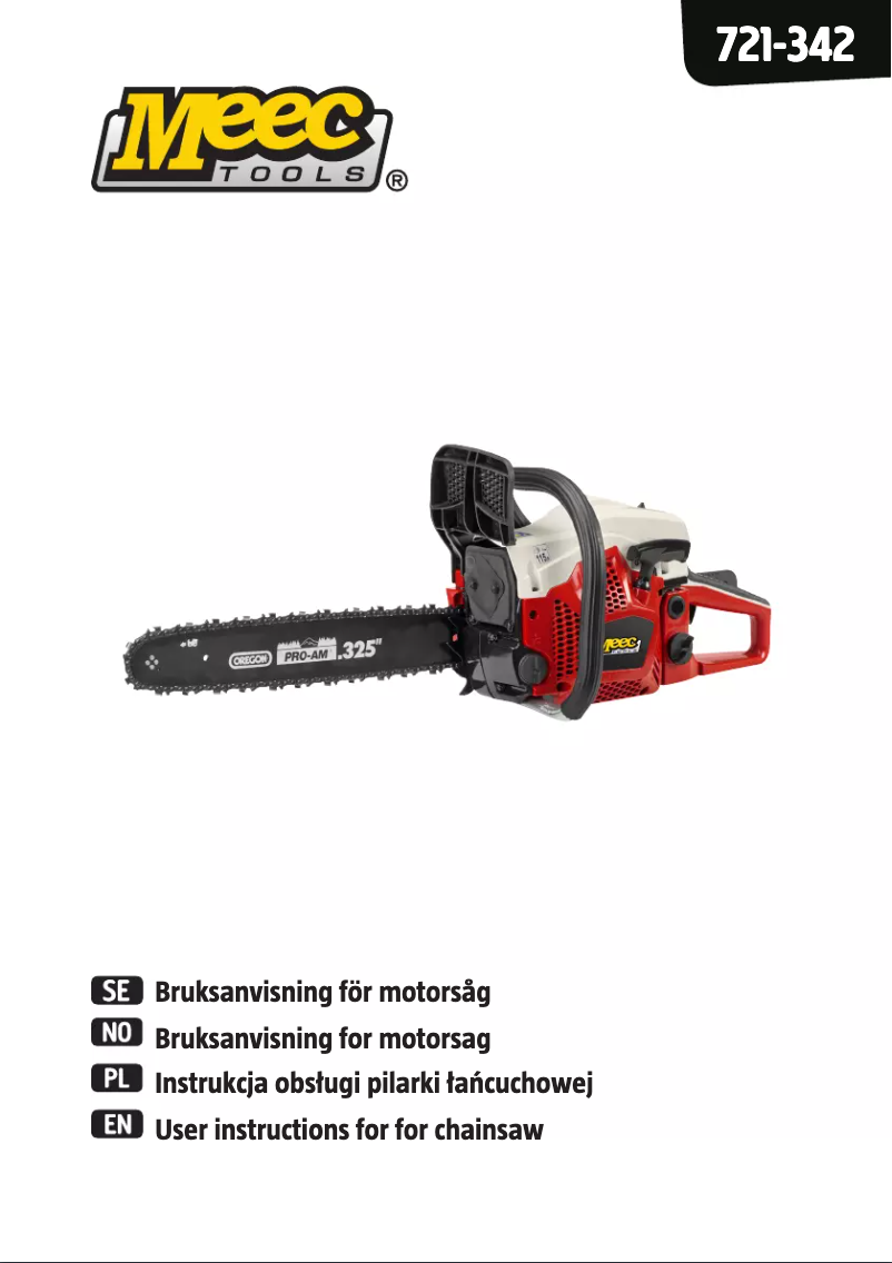 Page 1 de la notice Manuel utilisateur Meec Tools 721-342