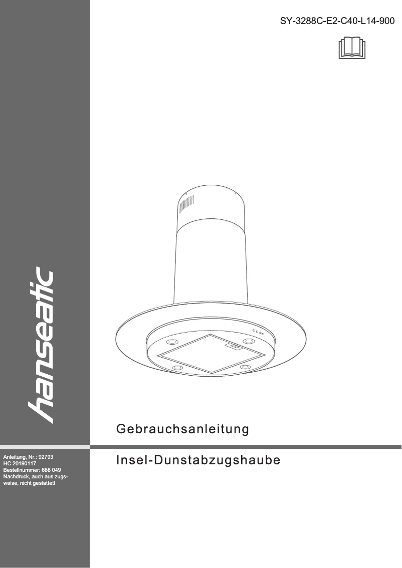 Página 1 del manual Manual de usuario Hanseatic SY-3288C-E2-C40-L14-900