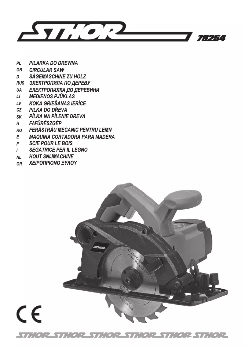 Page n°1 - Manuel utilisateur Sthor 79254