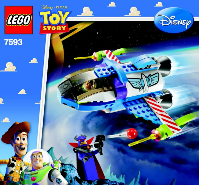 Page 1 de la notice Manuel utilisateur Lego Toy Story 7593
