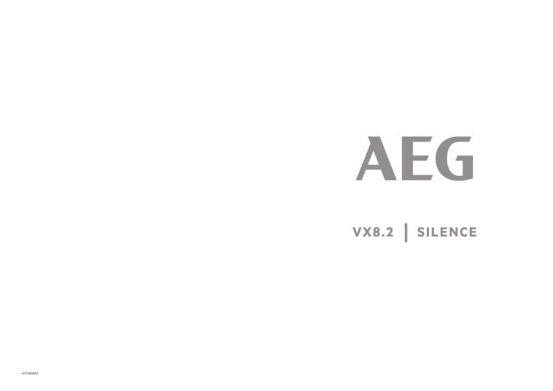 Image de la première page du manuel de l'appareil VX82-1-2ST