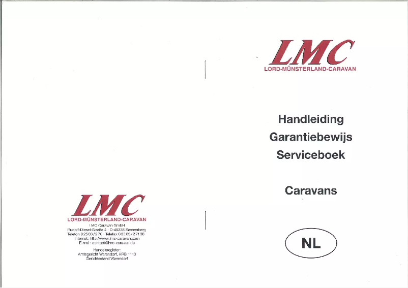 Page 1 de la notice Manuel utilisateur LMC Munsterland 475 (2006)