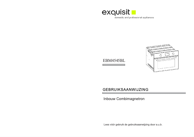 Page 1 de la notice Manuel utilisateur Exquisit EBM4545-2BL