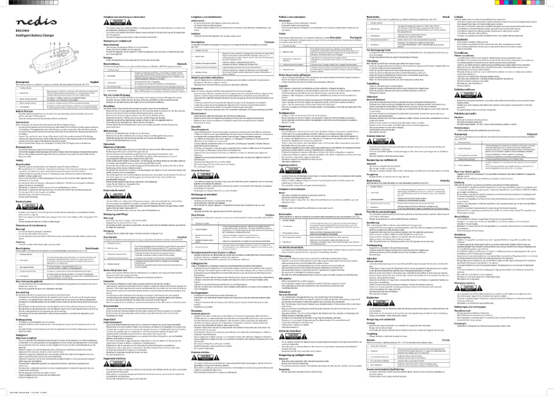 Image de la première page du manuel de l'appareil BACCH03