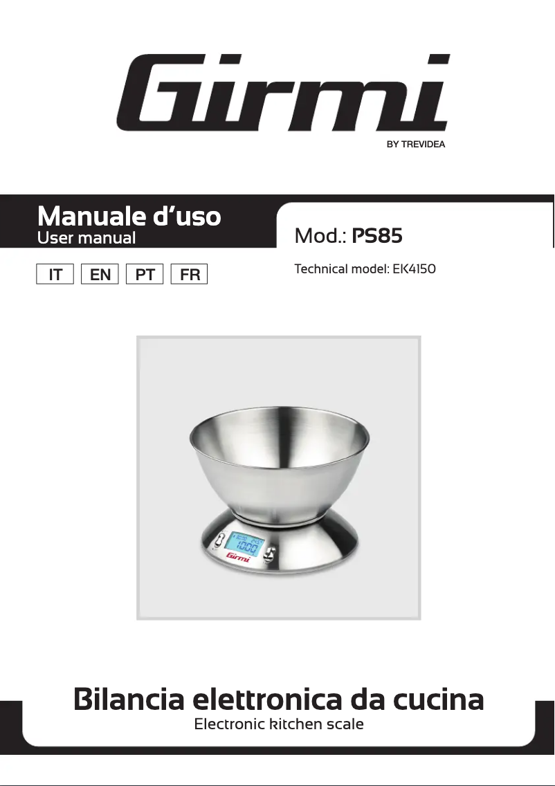 Image de la première page du manuel de l'appareil PS85