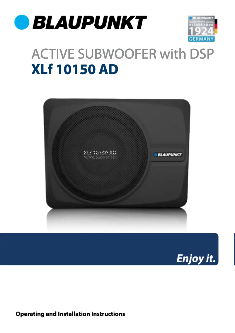 Imagen de la primera página del manual del dispositivo XLf 10150 AD