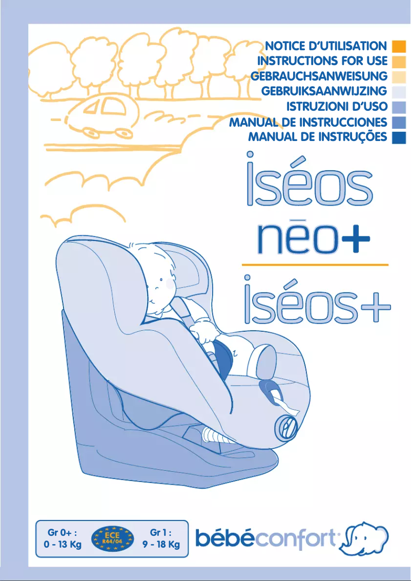 Page n°1 - Manuel utilisateur Bebe Confort Iseos+