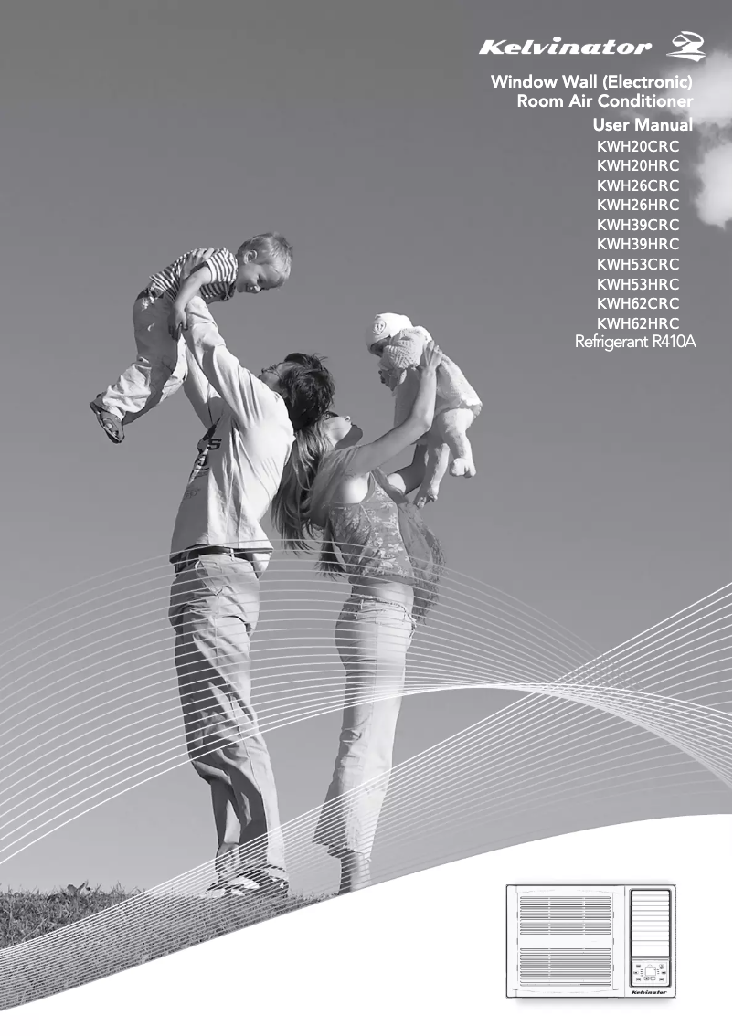 Page n°1 - Manuel utilisateur Kelvinator KWH26CRC