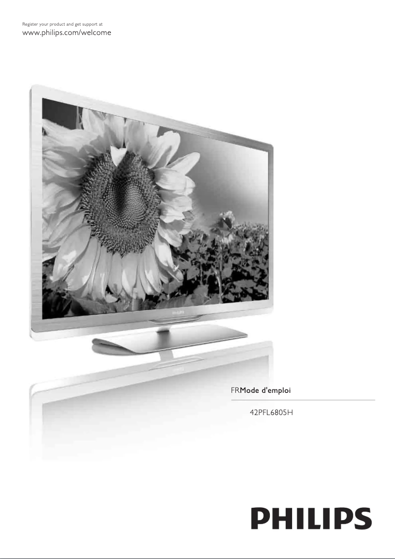 First page image of the manual for Econova 42PFL6805H