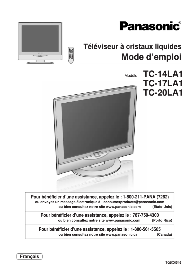 Imagen de la primera página del manual del dispositivo TC-20LA1