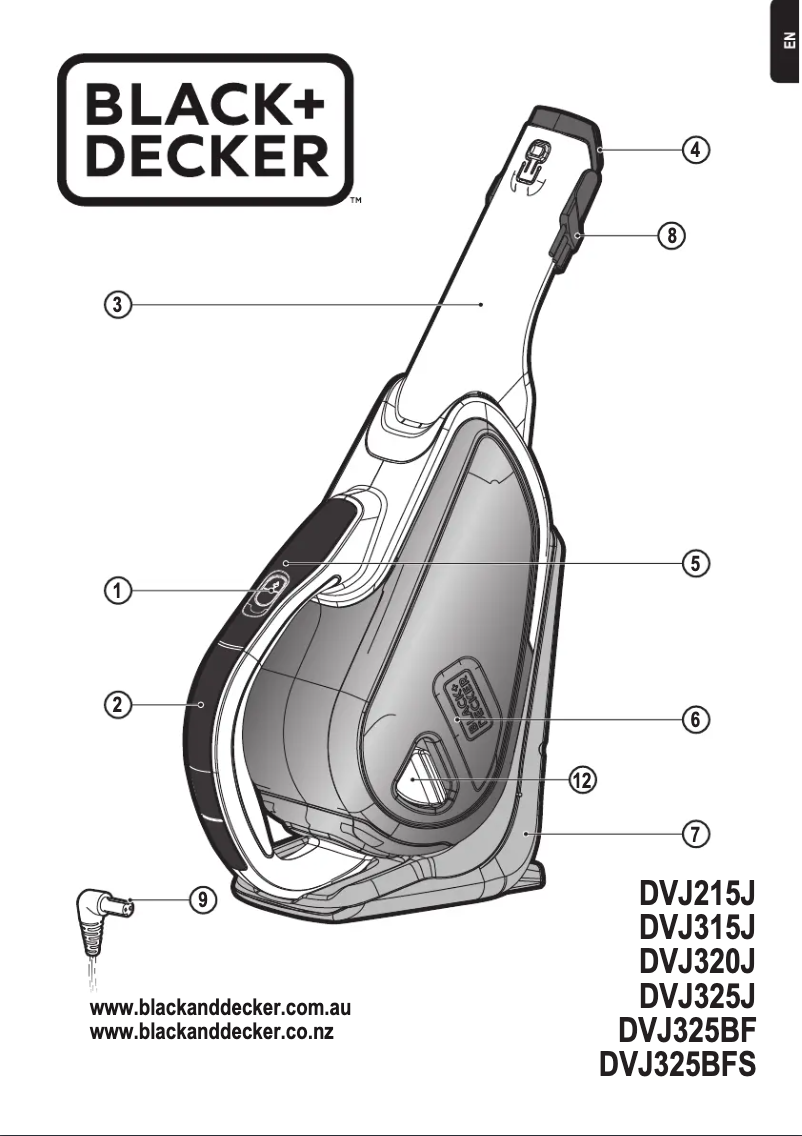 Image de la première page du manuel de l'appareil DVJ325BFS