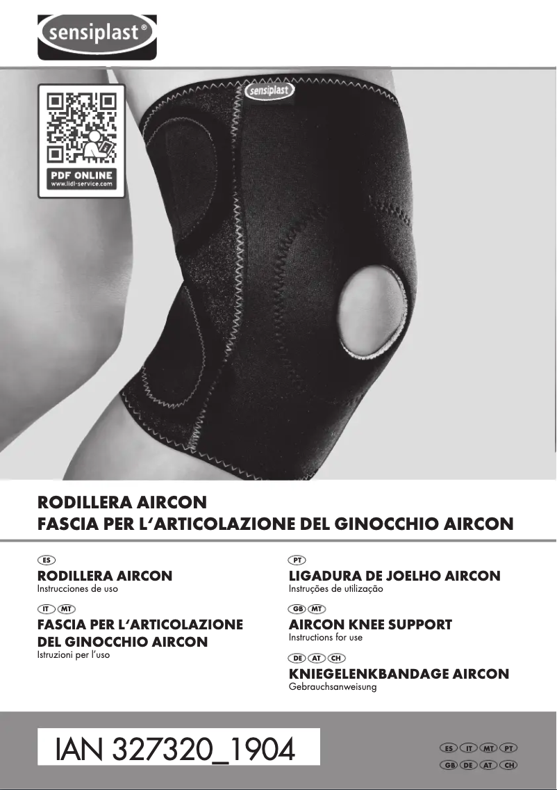 Page 1 de la notice Manuel utilisateur Sensiplast IAN 307373