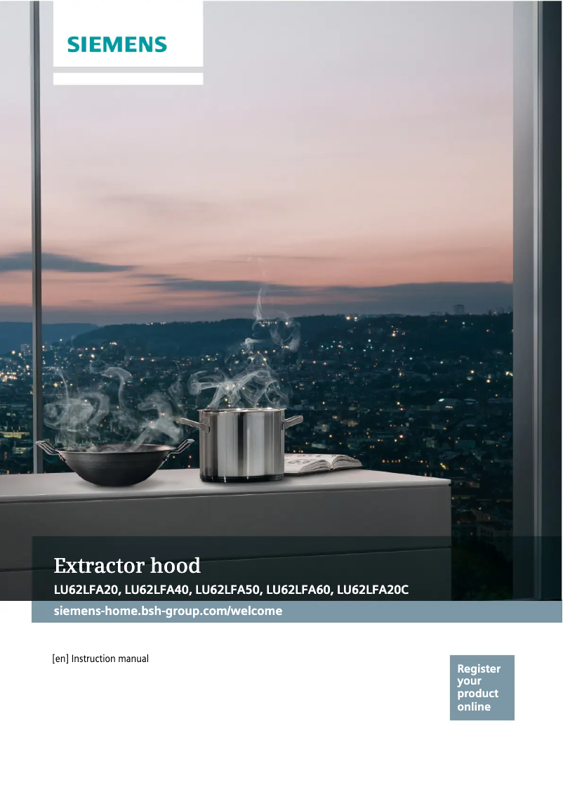 Page 1 de la notice Manuel utilisateur Siemens LU62LFA50