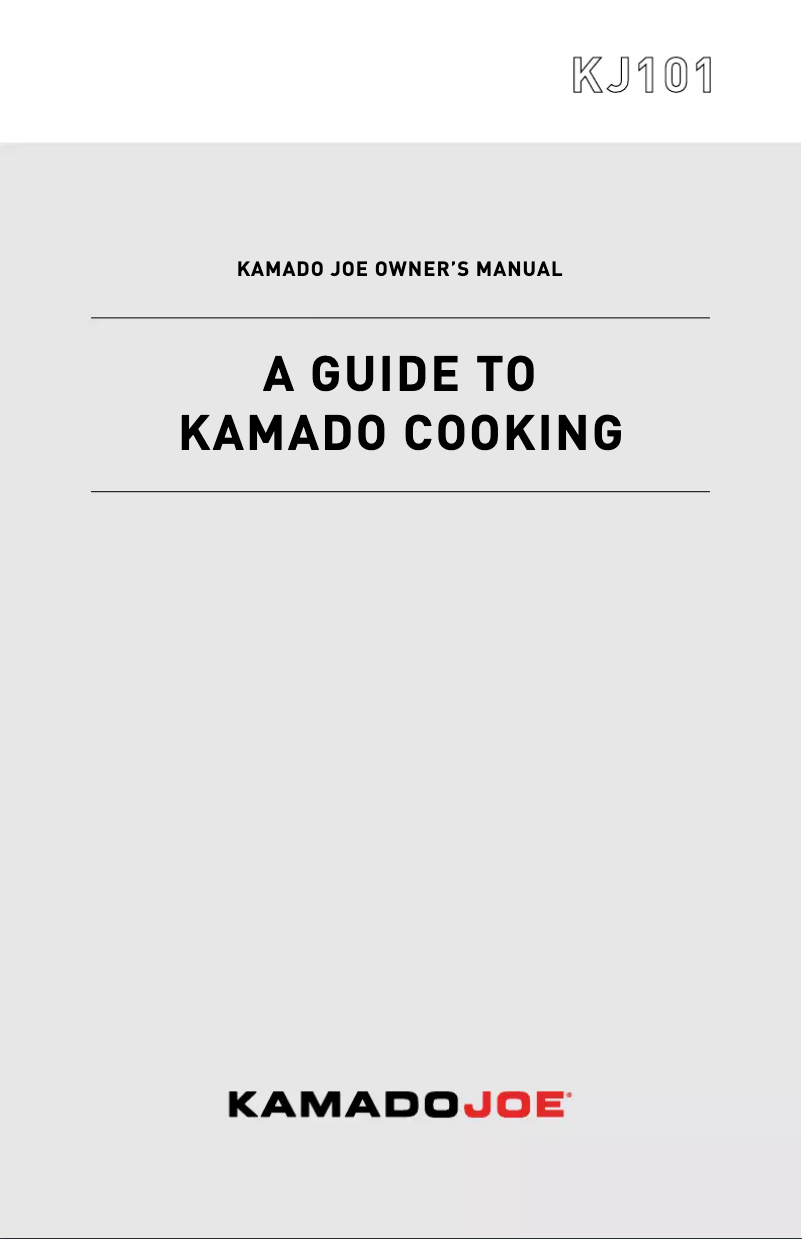 Image de la première page du manuel de l'appareil Big Joe II