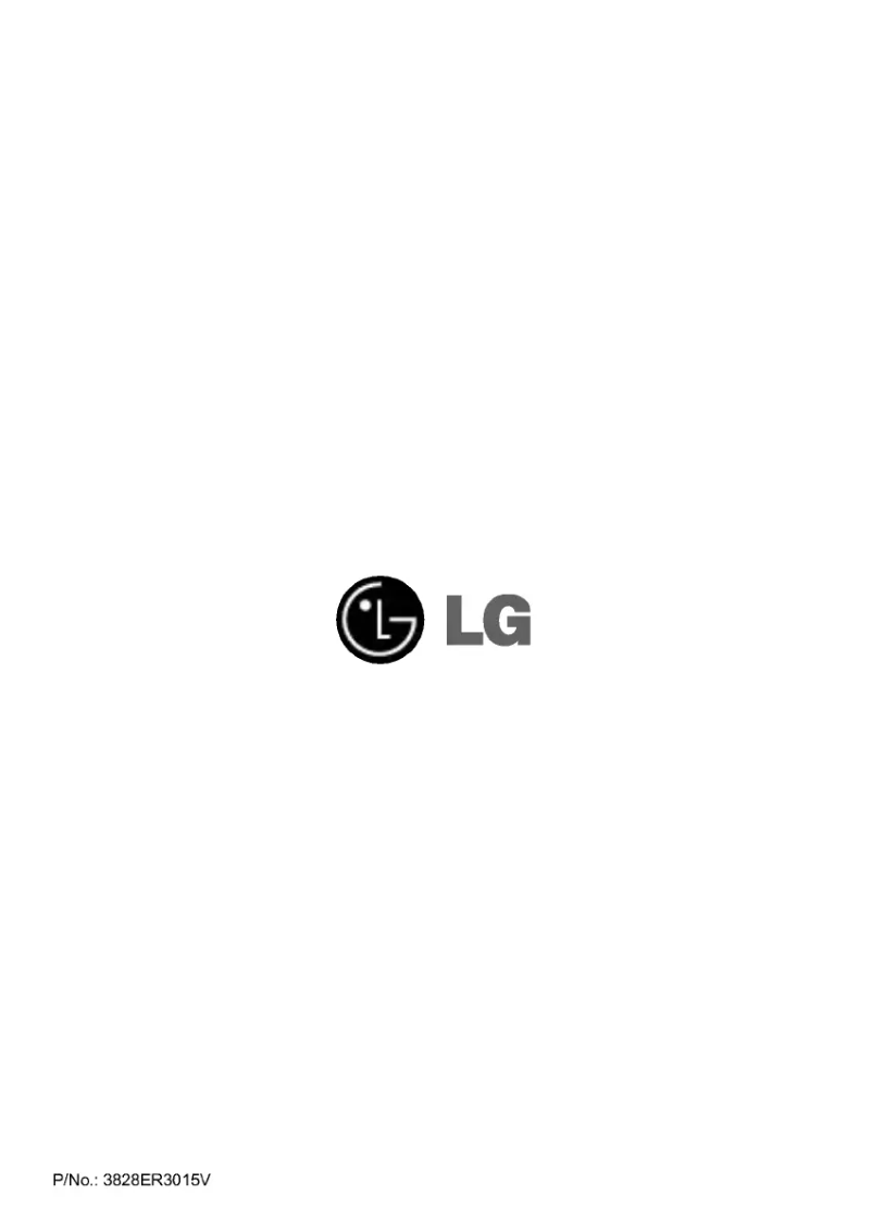 Page 1 de la notice Manuel utilisateur LG WD-80160FU