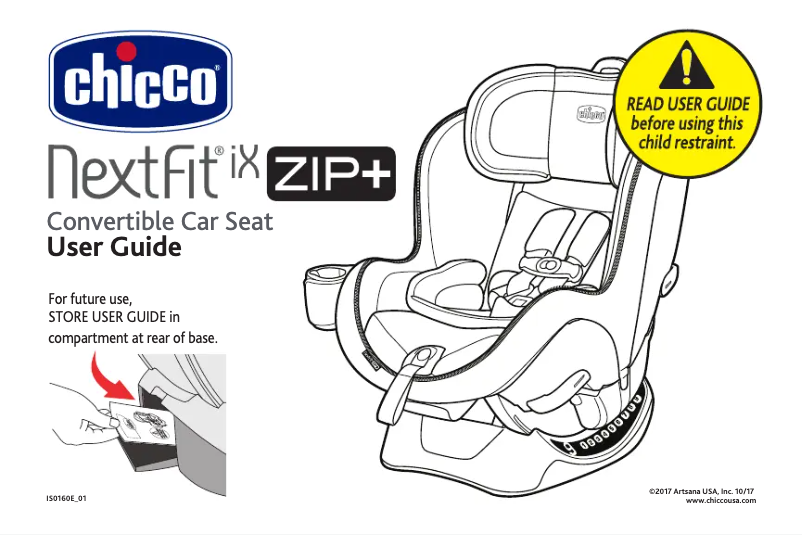 Page 1 de la notice Manuel utilisateur Chicco NextFit iX Zip Air+