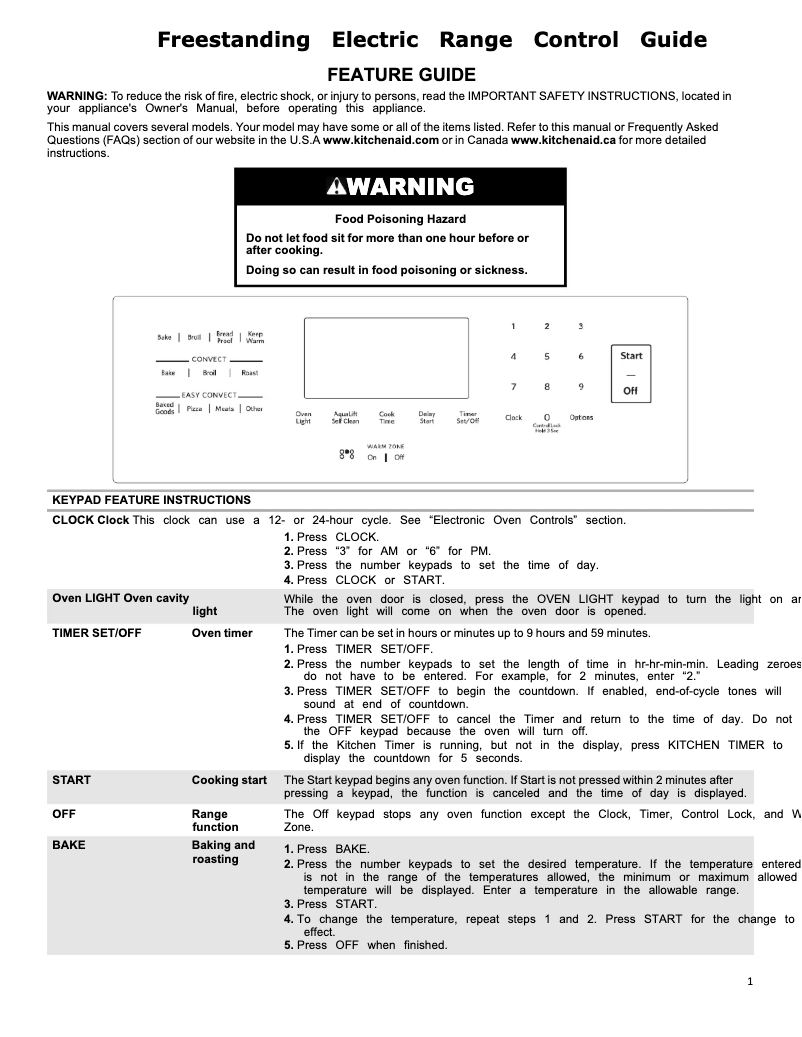 Imagen de la primera página del manual del dispositivo KFEG500EBL