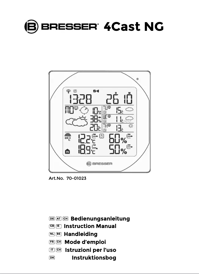 Page n°1 - Manuel utilisateur Bresser 4Cast NG 70-01023