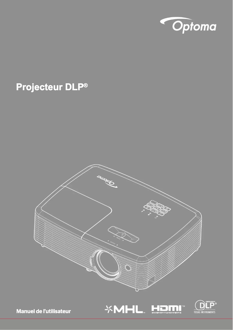 Page n°1 - Manuel utilisateur Optoma EH400+