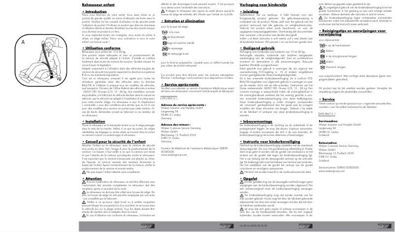 Page n°1 - Manuel utilisateur Ultimate Speed IAN 86215