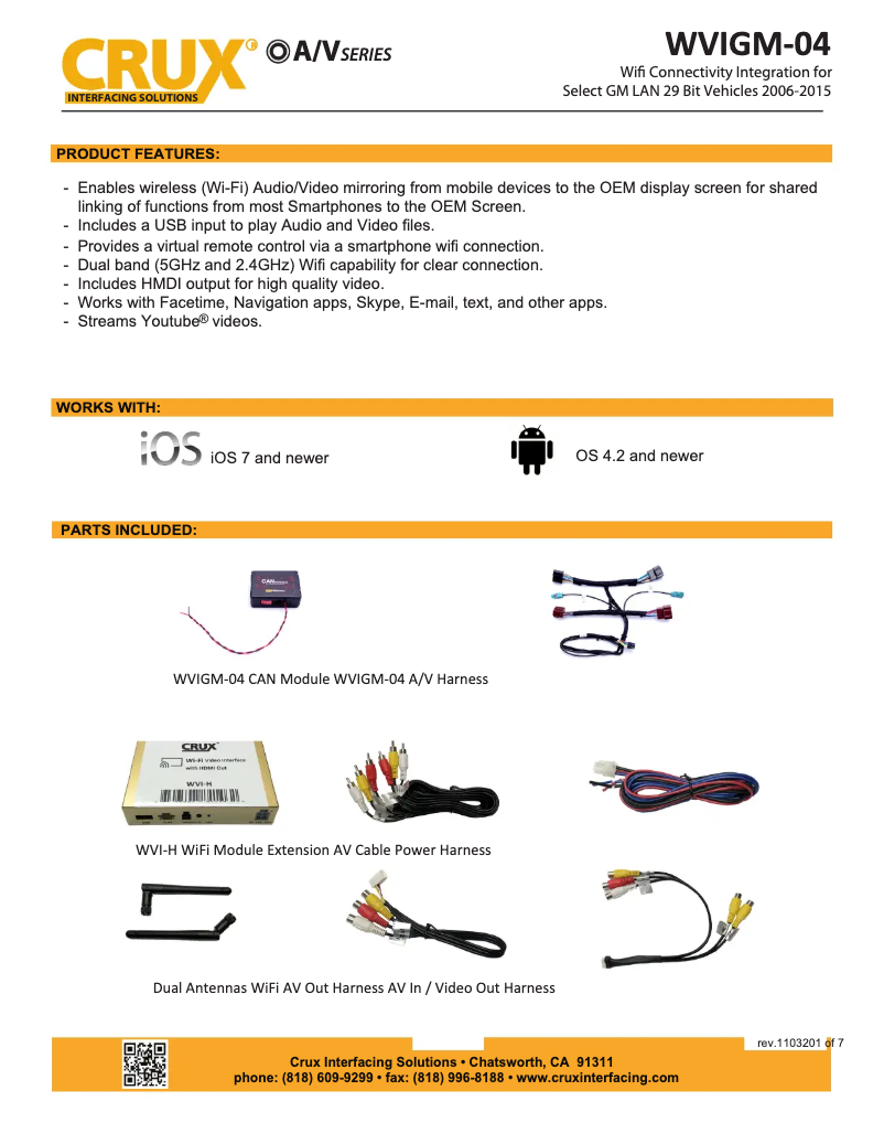 Image de la première page du manuel de l'appareil WVIGM-04