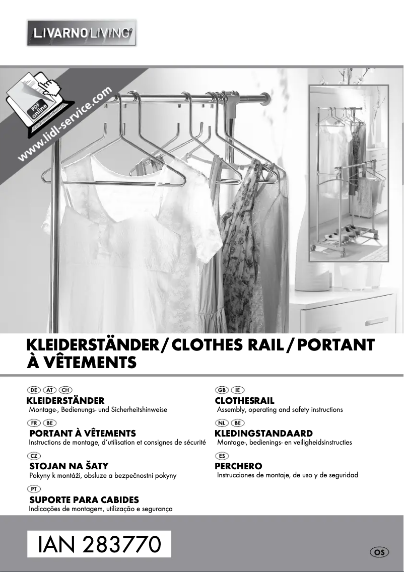 Page 1 de la notice Manuel utilisateur Livarno Lux HG01023