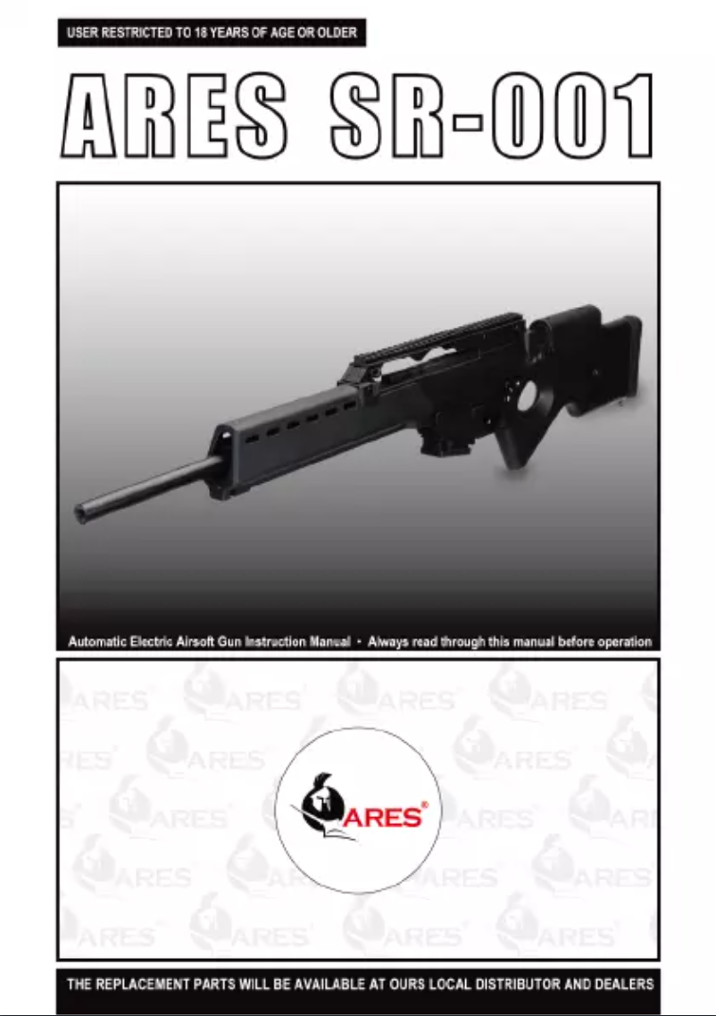 Page n°1 - Manuel utilisateur Ares SR-001