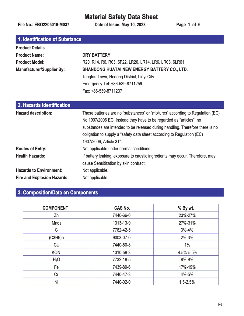 Page 1 de la notice Fiche technique Arendo 306221