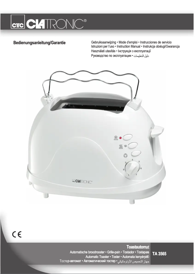 Página 1 del manual Manual de usuario Clatronic TA 3565