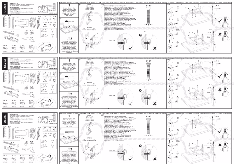 Image de la première page du manuel de l'appareil UL203PB