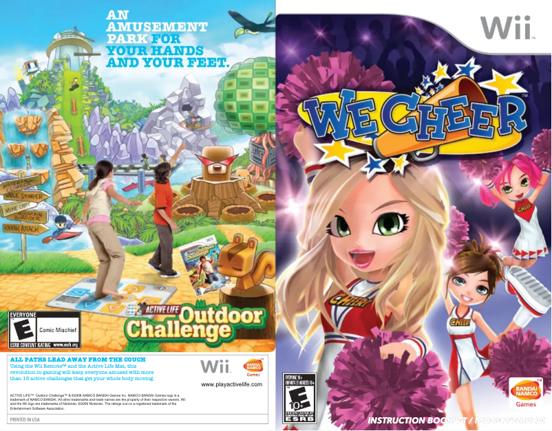 Page 1 de la notice Manuel utilisateur Nintendo We Cheer (Wii)