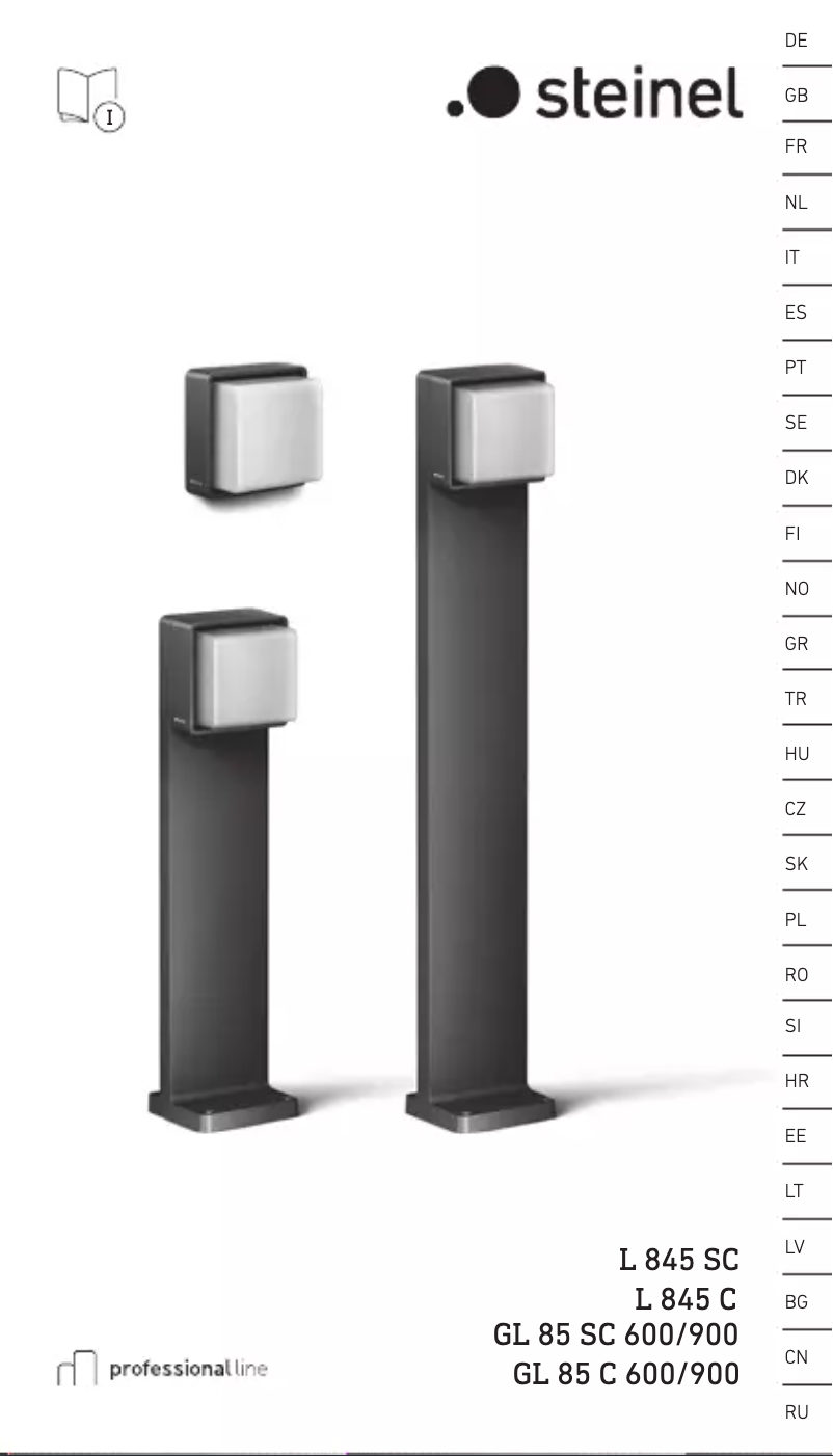 Page n°1 - Manuel utilisateur Steinel GL 85 SC 900