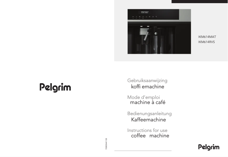 Image de la première page du manuel de l'appareil IKM614RVS