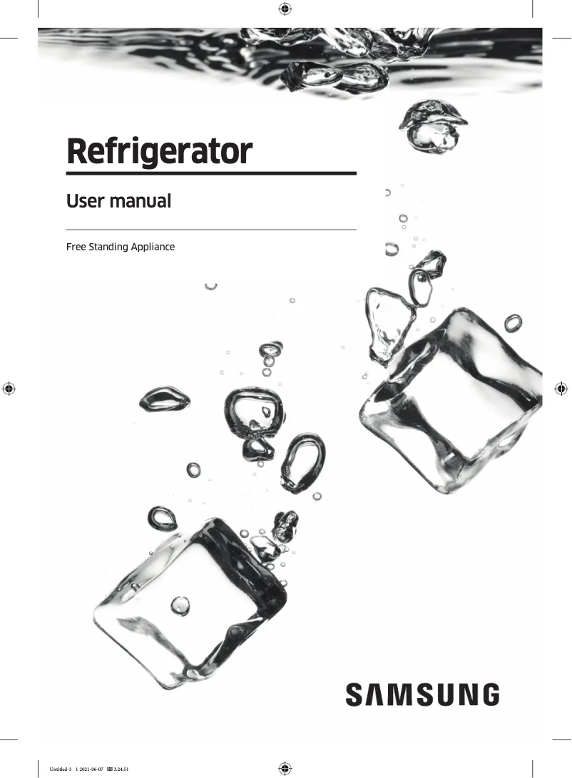 Page n°1 - Manuel utilisateur Samsung RF28R6301SR