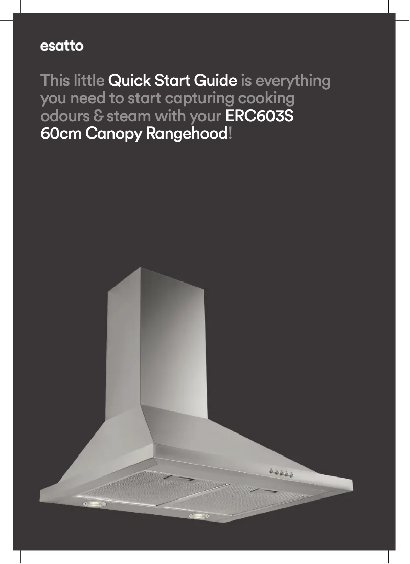 Page 1 de la notice Guide de démarrage rapide Esatto ERC603S