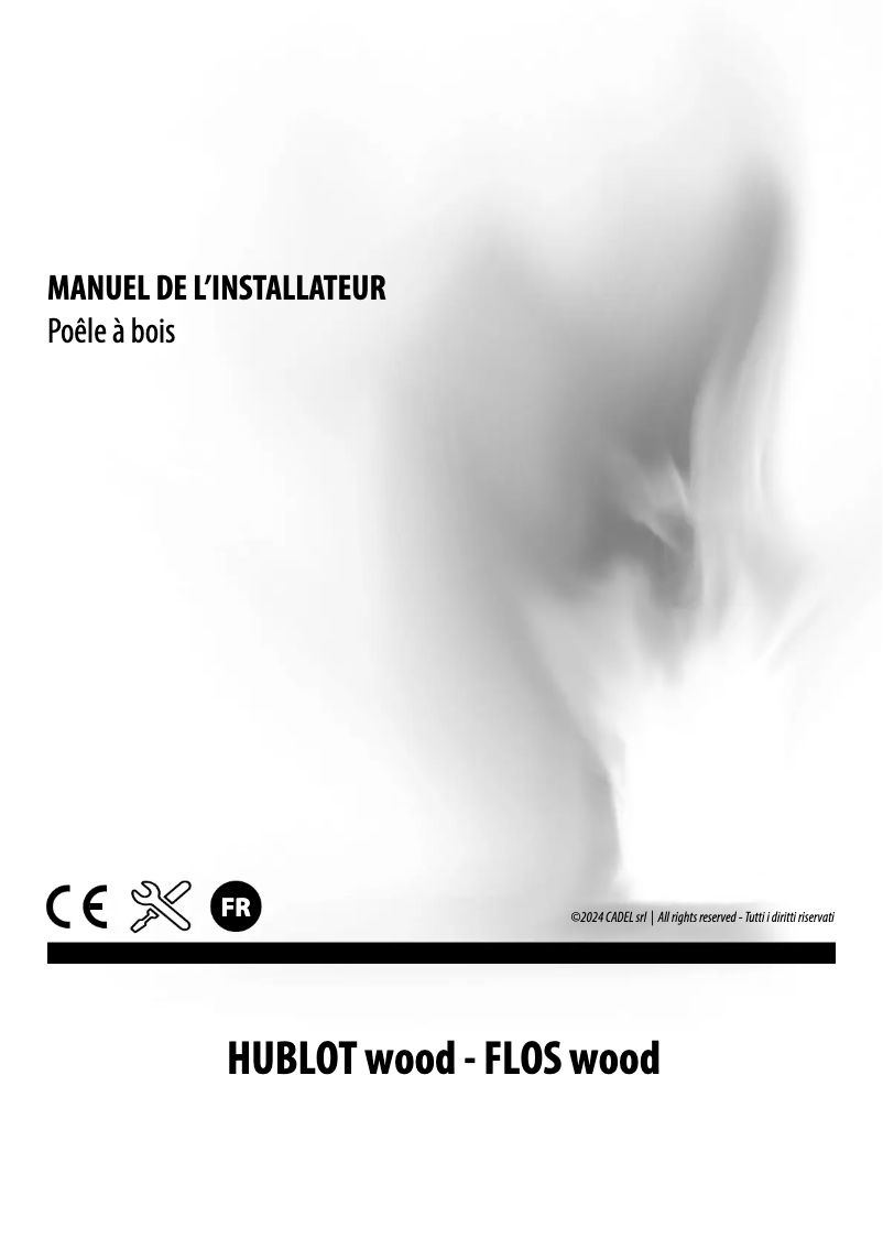 Page 1 de la notice Guide d'installation Cadel Hublot 7 Wood Air