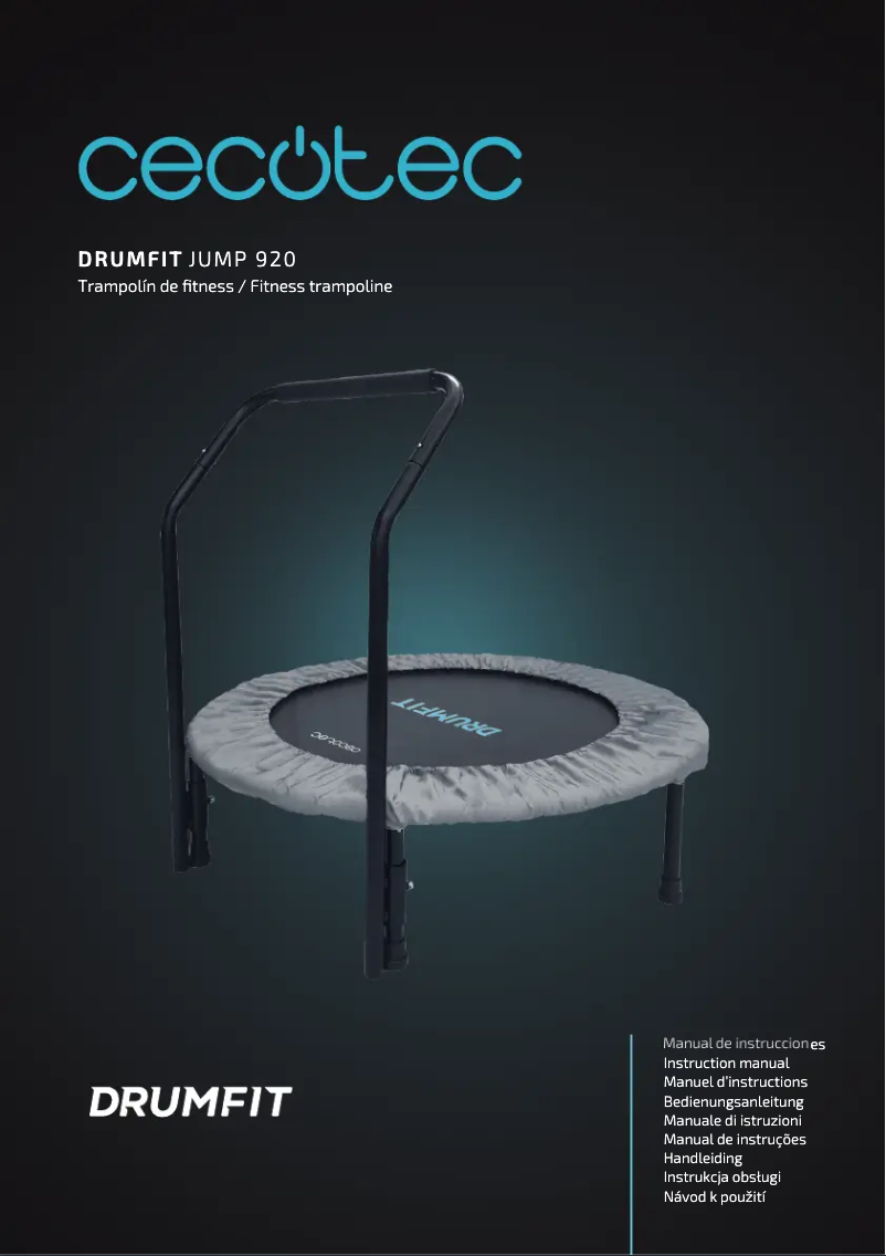 Page 1 de la notice Manuel utilisateur Cecotec Drumfit Jump 920