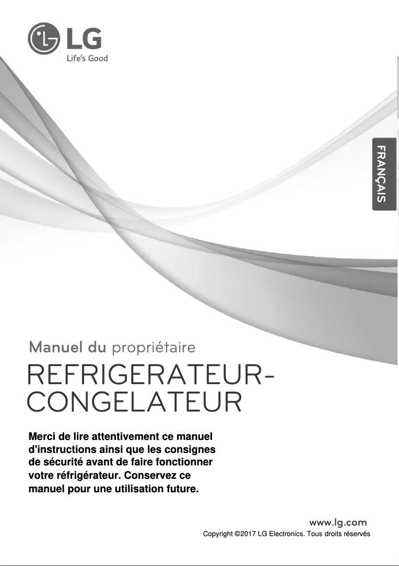 Page 1 de la notice Manuel utilisateur LG GN-C660HQCU