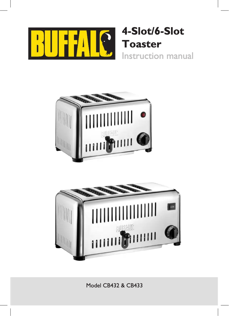 Page 1 de la notice Manuel utilisateur Buffalo CB432