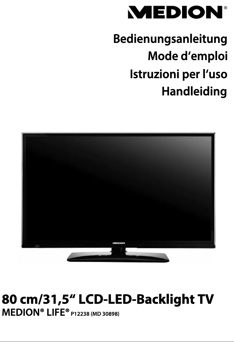 Page 1 de la notice Manuel utilisateur Medion MD 30898 LIFE P12238
